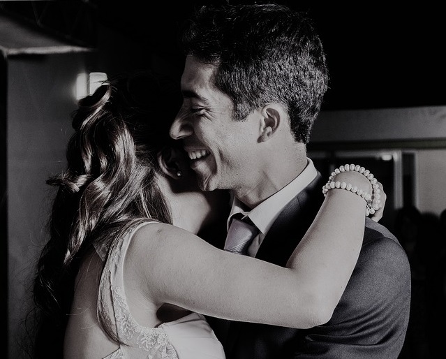 Couple during their first dance