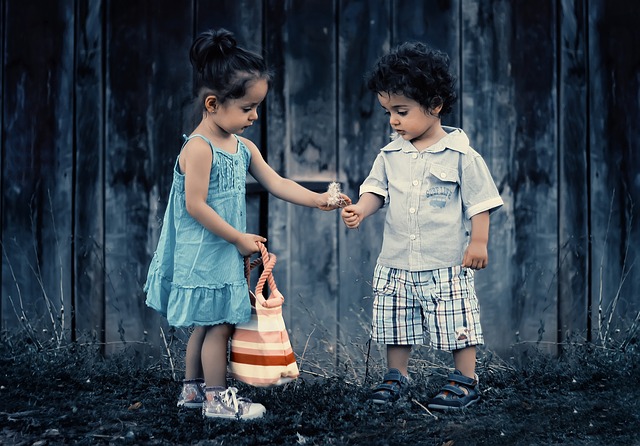 Two siblings